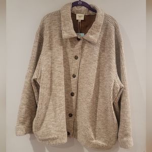 Shacket Hayden Los Angeles Button Up Cozy Sz 2XL NWT